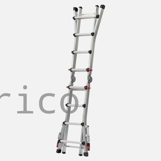 Escalera Telescópica Aluminio 6+6 Peldaños Teleflex