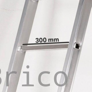 Escalera Telescópica Aluminio 6+6 Peldaños Teleflex