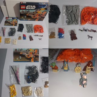 Lotto LEGO Star Wars Figure + 7869 + 7658 + 7962