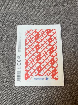 Confezioni di cromos di Star Wars Carrefour