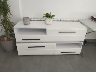 Mueble TV blanco moderno