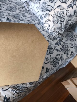 Mesita de noche Ikea Fågelfjället azul