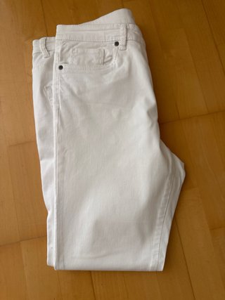 Pantalón vaquero H&M blanco