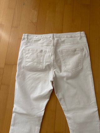 Pantalón vaquero H&M blanco