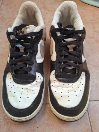 Nike Air Force 1 Marrón/Blanco