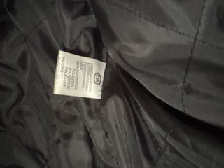 Chaqueta de cuero C&A Negra