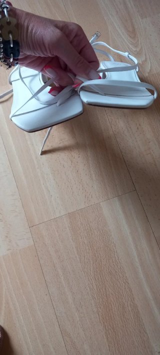 Sandalias H&M Blancas Talla 40