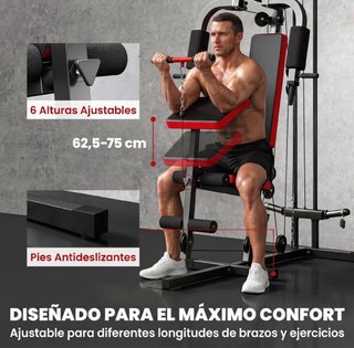 Máquina de gimnasio multifunción