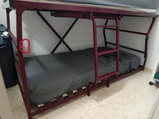 Litera elevable y plegable