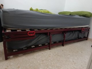 Litera elevable y plegable