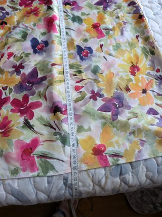 Falda estampada flores