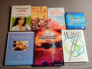 7 Libros Terapia de Sonido + DVD - Lote 75 euros