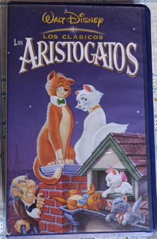 VHS Los Aristogatos Clásicos Disney Espñol