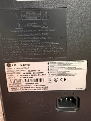Televisor LG 22 pulgadas