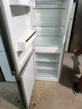 ♤Nevera Liebherr plateada Combi 185x60♤