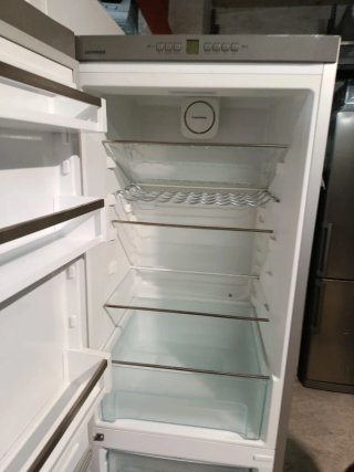 ♤Nevera Liebherr plateada Combi 185x60♤