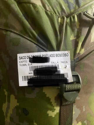 Saco de dormir camuflaje