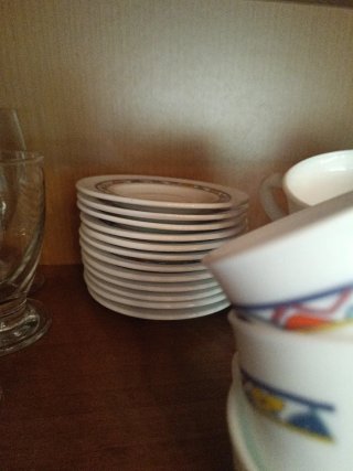 12 Tazas y Platos de Café