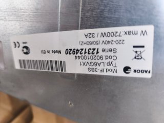 Placa Inducción Fagor 2 fuegos
