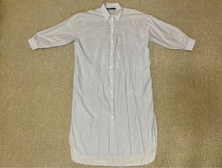 Vestido camisero Zara rayas bolsillos Talla S/M