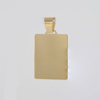 Colgante placa oro 18k 750