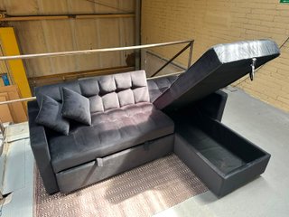 Sofá Cama Chaiselong Gris 3 Plazas