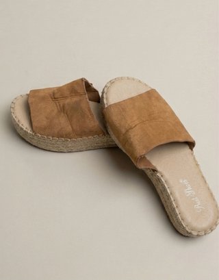 Sandalias plataforma marrón T.39