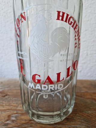 Sifón antiguo El Gallo Madrid