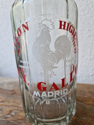 Sifón antiguo El Gallo Madrid