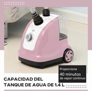 Plancha Vapor Vertical HOMCOM 1,4L 1950W