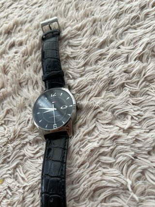 Reloj Tommy Hilfiger Negro y Plateado