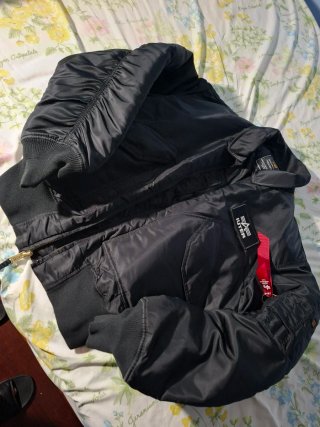 Chaqueta Bomber Alpha Industries Negra Talla L