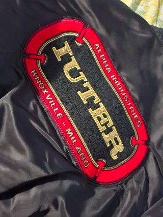 Chaqueta Bomber Alpha Industries Negra Talla L