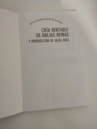 Libro Cría Rentable de Abejas Reinas