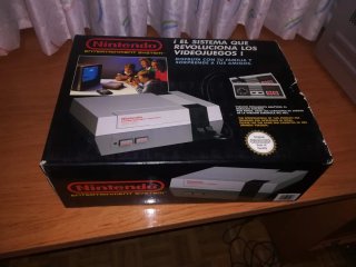 Nintendo NES Original Caja Manual Cables.