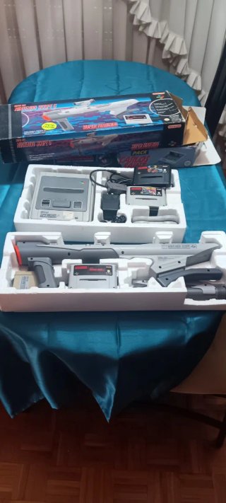 Nintendo NES Original Caja Manual Cables.