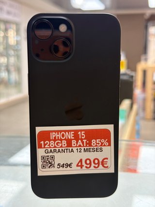 iPhone 15 128GB Negro