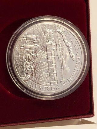Moneda de 20€ Kaiser Ferdinands Nordbahn 2007