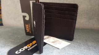 Cartera Vans Roats Bifold Negra Cordura