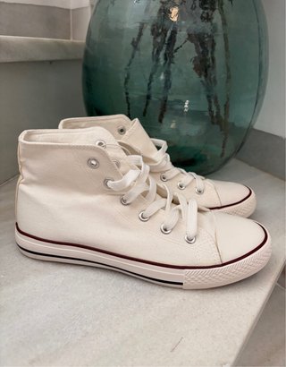 Zapatillas tela blancas NUEVAS