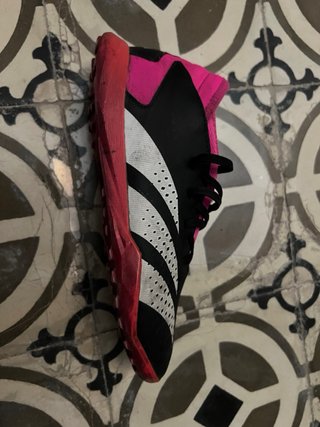 Zapatillas Adidas Predator Fútbol Negro Rosa