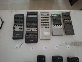 Lote 10 mandos a distancia Sony antiguos