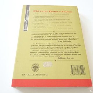 ETA ENTRE ESPAÑA Y FRANCIA SAGRARIO MORÁN