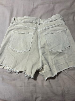 Shorts Vaqueros Beige H&M Talla 38