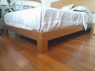 Somier de madera con base