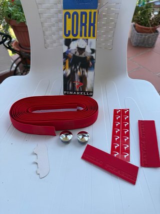 Nastro Manubrio Pinarello Cork Rosso Nuovo