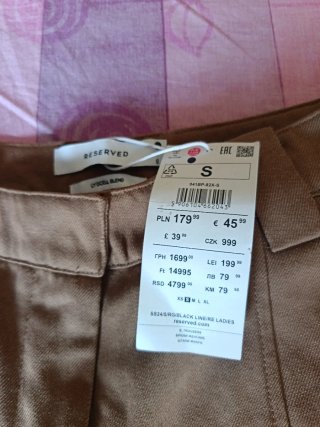 Pantaloni cargo donna marroni nuovi