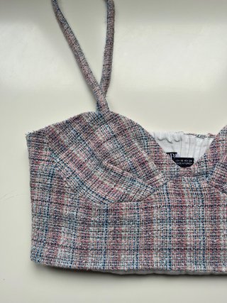 Top Corset Zara Crop Top Multicolor