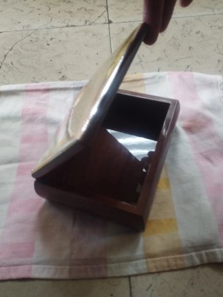 Joyero Madera y Plata