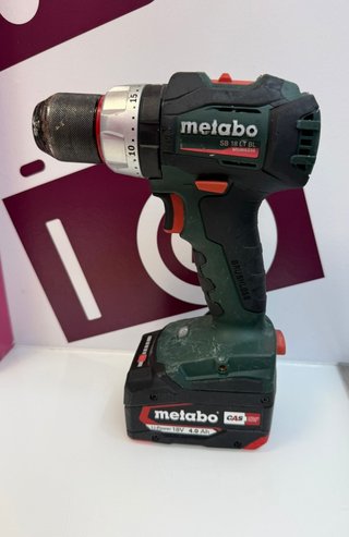 Taladro A Bateria atornillador percutor metabo sb 18 lt bl